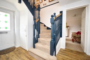 Hall staircase- click for photo gallery